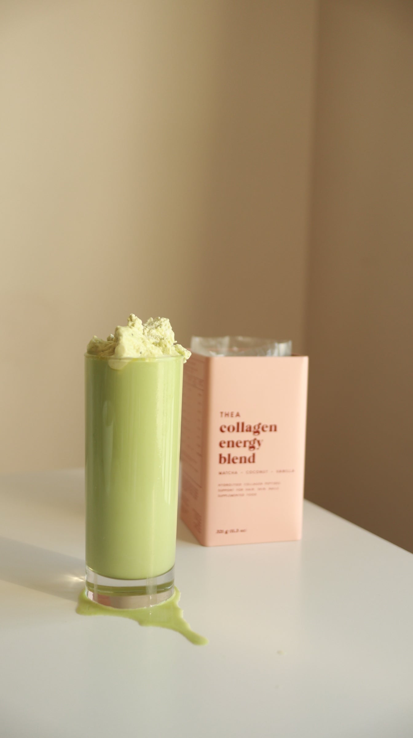 Creamy Collagen Matcha Latte