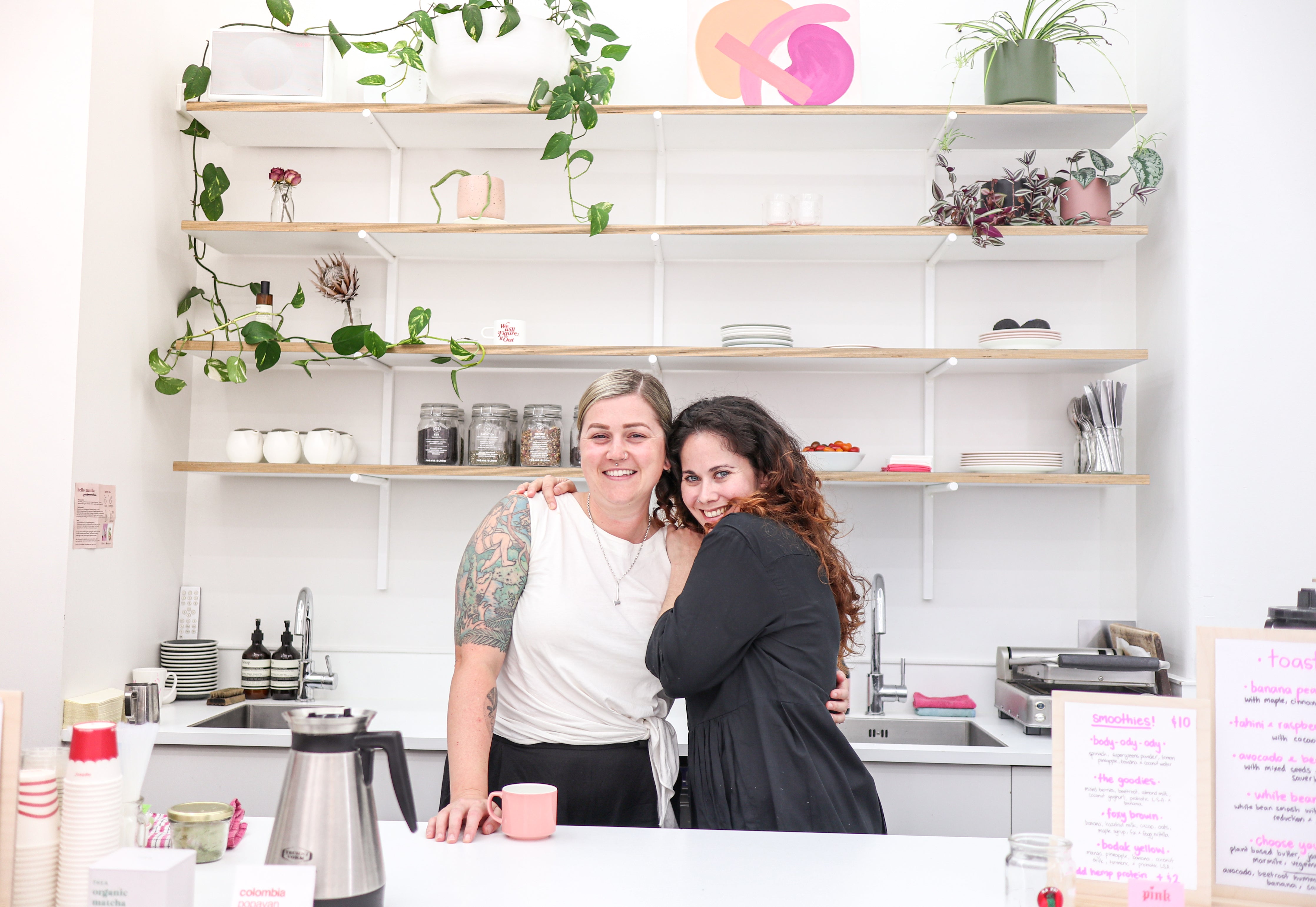 Meet Rosie and Hayley of Pink Neon Sign