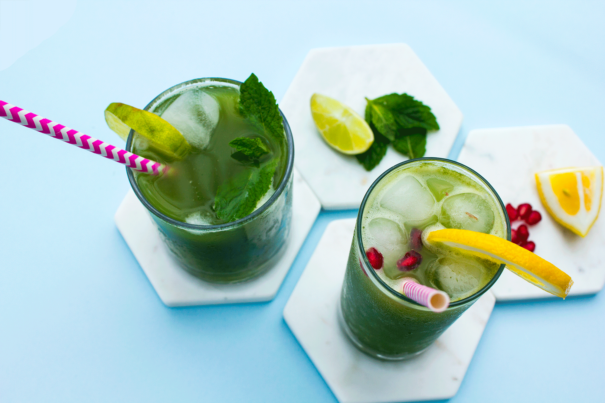 Zesty Matcha Iced Tea