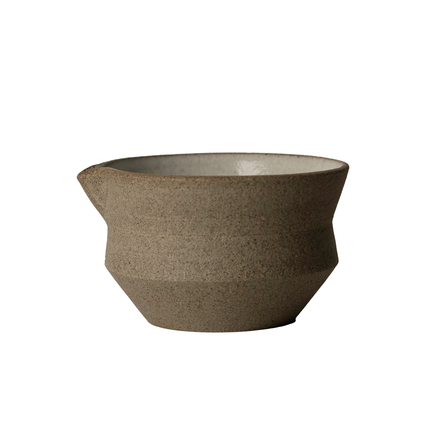 Matcha Chawan bowl Thea Studio Foon brown unglazed clearcut