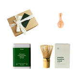 Matcha Gift Set w/ Bamboo Whisk - Premium Mie Matcha Tin